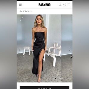 Babyboo Safiya Maxi Dress Black